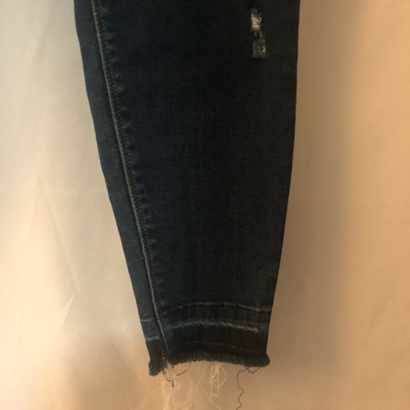 SPANX Pull On Release Hem Skinny High Rise Jean Leggings Size L - Picture 9 of 9